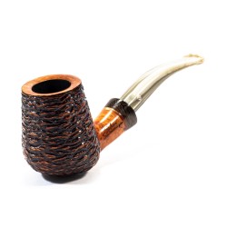 Pipe Santambrogio Rusticated Bent Billiard
