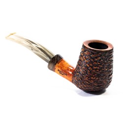 Pipe Santambrogio Rusticated Bent Billiard