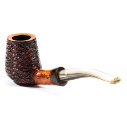 Pipe Santambrogio Rusticated Bent Billiard