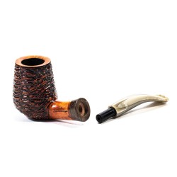 Pipe Santambrogio Rusticated Bent Billiard