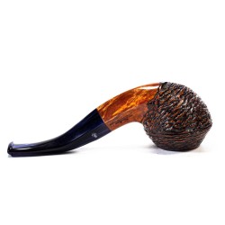 Pipe Santambrogio Rusticated Bent Rhodesian