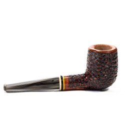 Briar Pipe Santambrogio Rusticated Billiard