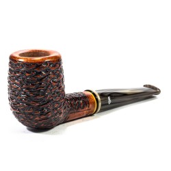 Briar Pipe Santambrogio Rusticated Billiard