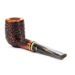 Briar Pipe Santambrogio Rusticated Billiard