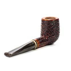 Briar Pipe Santambrogio Rusticated Billiard