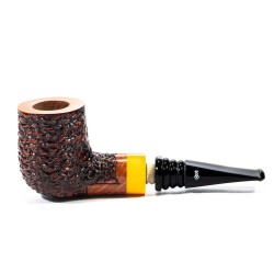 Briar Pipe Santambrogio Rusticated Billiard