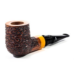 Briar Pipe Santambrogio Rusticated Billiard