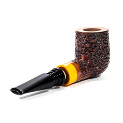 Briar Pipe Santambrogio Rusticated Billiard