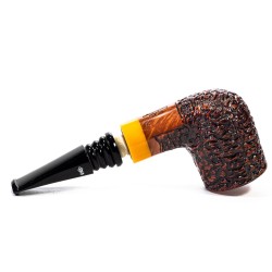 Briar Pipe Santambrogio Rusticated Billiard