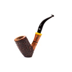 Pipe Santambrogio Rusticated Bent Billiard