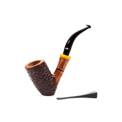 Pipe Santambrogio Rusticated Bent Billiard