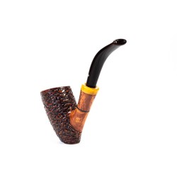 Pipe Santambrogio Rusticated Bent Billiard