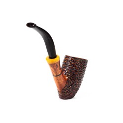 Pipe Santambrogio Rusticated Bent Billiard