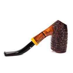 Pipe Santambrogio Rusticated Bent Billiard