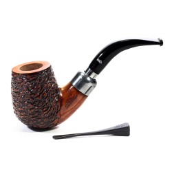 Pipe Santambrogio Rusticated Bent Billiard