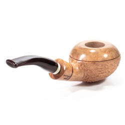 Pipe Santambrogio Rusticated Natural Bent Tomato