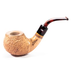 Pipe Santambrogio Rusticated Natural Bent Apple