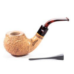 Pipe Santambrogio Rusticated Natural Bent Apple