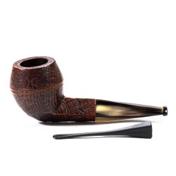 Briar Pipe Ropp Stout Sandblasted Bulldog