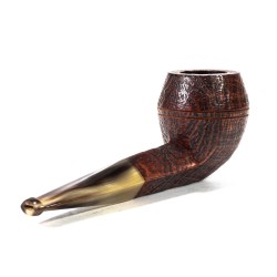 Briar Pipe Ropp Stout Sandblasted Bulldog