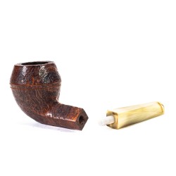 Pipa in Radica Ropp Stout Sabbiata Bulldog