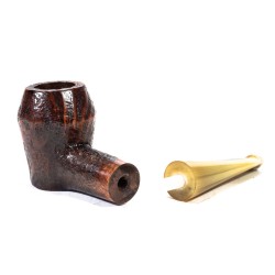 Pipa in Radica Ropp Stout Sabbiata Bulldog
