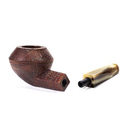 Pipa in Radica Ropp Stout Sabbiata Rhodesian