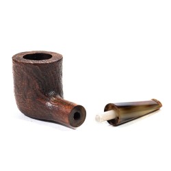 Pipa in Radica Ropp Stout Sabbiata Pot