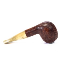 Briar Pipe Ropp Stout Sandblasted Apple