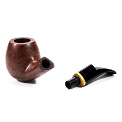 Briar Pipe Ropp Art Déco Smooth 63 Bent Apple