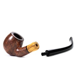 Briar Pipe Ropp Bon Goût Smooth Bent Apple