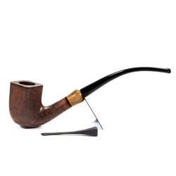 Briar Pipe Ropp Bon Goût Smooth Bent Billiard