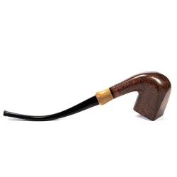 Briar Pipe Ropp Bon Goût Smooth Bent Billiard