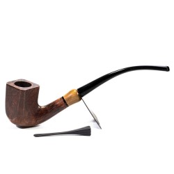 Briar Pipe Ropp Bon Goût Smooth Bent Billiard