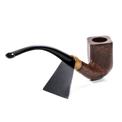 Briar Pipe Ropp Bon Goût Smooth Bent Billiard