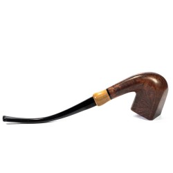 Briar Pipe Ropp Bon Goût Smooth Bent Billiard