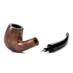 Briar Pipe Saint Claude Starter Set Smooth Bent