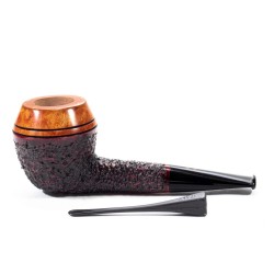 Pipa in Radica Radice Rind Rusticata Bulldog