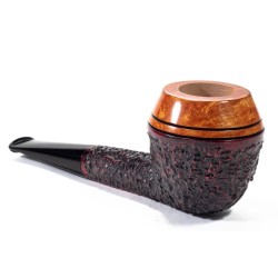 Pipa in Radica Radice Rind Rusticata Bulldog
