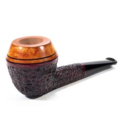 Pipa in Radica Radice Rind Rusticata Bulldog
