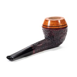 Pipa in Radica Radice Rind Rusticata Bulldog