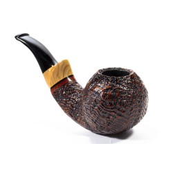 Pipa in Radica C-Pipe Gruppo 22 Sabbiata Bent Apple