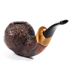 Pipa in Radica C-Pipe Gruppo 22 Sabbiata Bent Apple