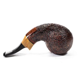 Pipa in Radica C-Pipe Gruppo 22 Sabbiata Bent Apple