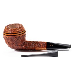Briar Pipe Radice Rind Rusticated Bulldog
