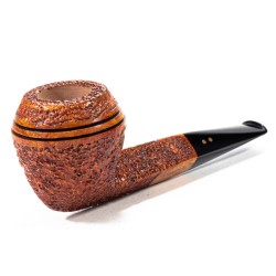 Briar Pipe Radice Rind Rusticated Bulldog