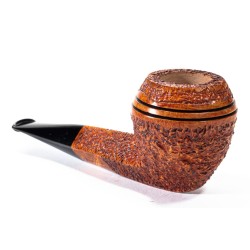 Briar Pipe Radice Rind Rusticated Bulldog