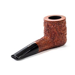 Briar Pipe Radice Rind Rusticated Billiard