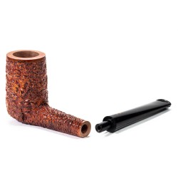 Briar Pipe Radice Rind Rusticated Chimney