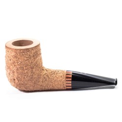Briar Pipe Radice Rind Pure Rusticated Billiard